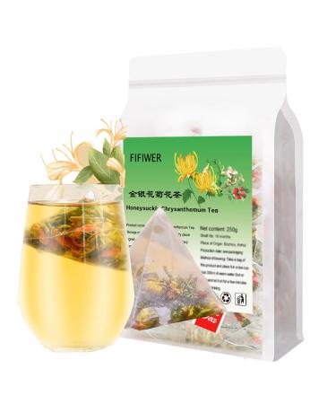 Honeysuckle Chrysanthemum Tea Bag 8.8oz/250g Honeysuckle Mulberry leaves goji berries rock sugar licorice chrysanthemum Combination Herbal Tea