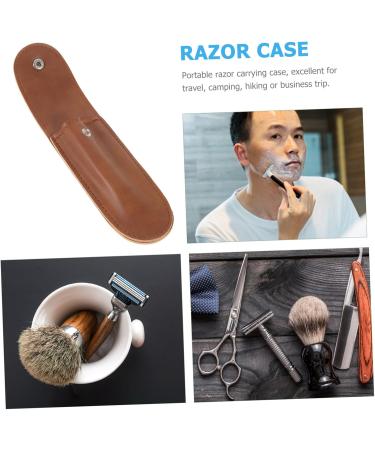 Buy Minkissy Razor Case - PU Leather Embroidered Design Safety Coating - International Shipping - Buy Online on GoSupps.com