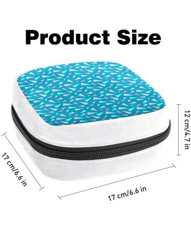 GIAPB Sanitary Napkin Storage Bag | Period Tampon Makeup Pad Pouch | Blue Pink Purple Triangle Color2062 - Buy Online on GoSupps.com