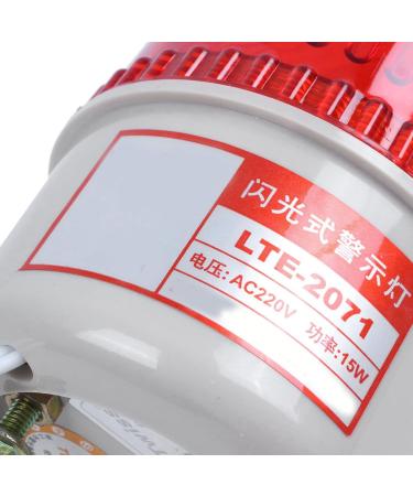 TAMOSH 4X AC 220V 15W Red Light Industrial Signal Column Flash Warning Light - International Shipping Available - Buy Online on GoSupps.com