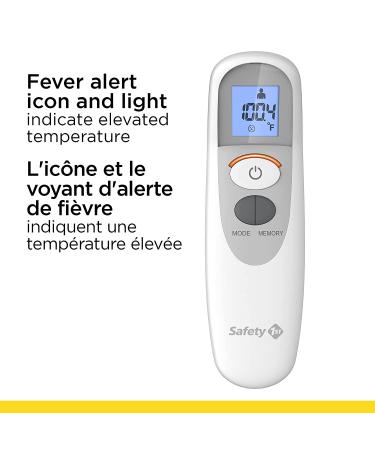 Safety 1st Simple Scan Forehead Thermometer - Grey | Accurate & Easy-to-Use - Buy Online on GoSupps.com