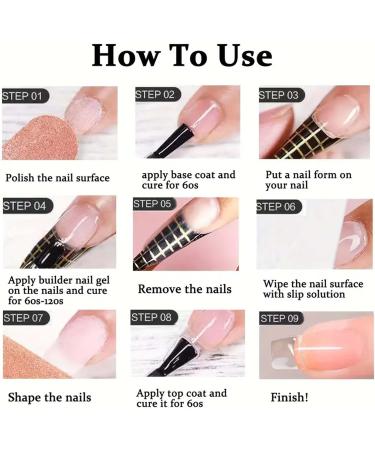 Pink Builder Gel for Nails - Builder Nail Gel UV/LED Nail Base - Solid Builder Gel for Nails Strengthener Nails Extension Nails Art - Hard Gel Use with Nail Forms DIY Nail Home - Buy Online on GoSupps.com