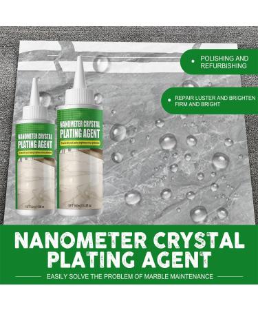 fencyatt Nano Crystal Coating Agent for Tile & Furniture Stone Nano Crystal-Plating Agent Kitchen Marble Oil Stain Cleaner Marble Furniture Polish Spray Granite Worktop Cleaner (160ML 2PCS) 2pcs 160ML - Buy Online on GoSupps.com