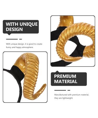 Amosfun Bull Headband - Animal Horn Headdress for Festivals & Parties | Dress Up Costume Accessory - Buy Online on GoSupps.com