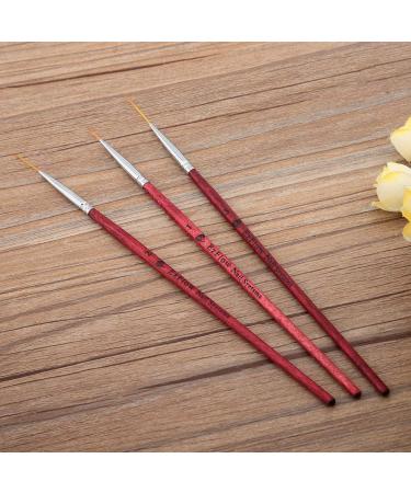 Professional Nail Brush Set - Art Drawing Pen & Manicure Tools for Natural Acrylic & Gel Nails - Ideal for Nail Art - Buy Online on GoSupps.com