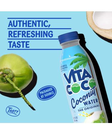 Vita Coco Coconut Water 16.9 Oz Slim Bottle (Pack Of 12) | Natural Hydrating Electrolyte Drink - Gluten Free | Smart Coffee Soda Sports Drinks Alternative - Buy Online on GoSupps.com