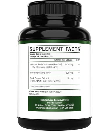 Colostrum (120 Capsules) Bovine Colostrum Capsules Supplement and Berberine Gummies with Ceylon Cinnamon (60 Gummies) pREMOIUM Sugar-Free Chewable Supplement for Adults - Vegan Safe & Made in USA - Buy Online on GoSupps.com