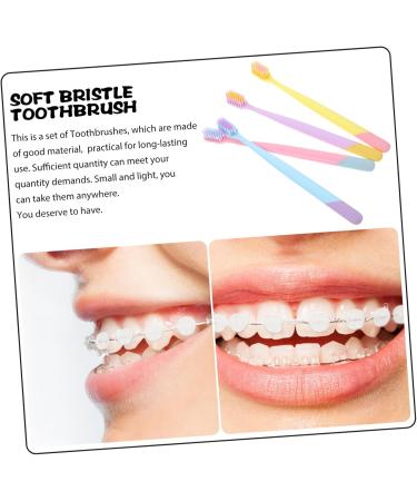 Collbath 10-Pack Soft Travel Toothbrushes - Ergonomic Wear-Resistant Ideal for Adults - Perfect for International Shipping - Buy Online on GoSupps.com