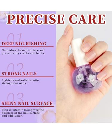 Sweet Almond Cuticle Oil for Nail Repair & Growth - Nail Strengthener 15ml (Lavender) - Buy Online on GoSupps.com