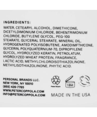 PETER COPPOLA a-Keratin Weightless Smoothing Mask 4 oz. - Hydrolyzed Wheat Protein Hair Mask for Strengthening, Smoothing, and Damage Prevention - Buy Online on GoSupps.com