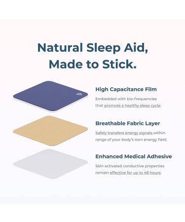 Vibrants Natural Sleep Aid Patches - Bio-Frequency Sleep Aids for Adults & Kids - Restore Your Sleep Cycle - 28 Count - Buy Online on GoSupps.com