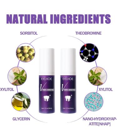 Purple Toothpaste 3 Pack - Color Corrector for Whiter Teeth | Frilla Foam Toothpaste for Color Correction - Buy Online on GoSupps.com