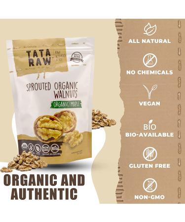 Organic Sprouted Maple Walnuts - 1 lb | TATA RAW - Buy Online on GoSupps.com