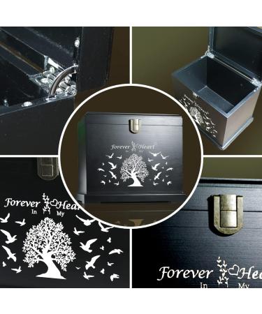 Cremation Urn for Human Ashes Adult Memorial Urn Funeral Keepsake Urns for Men Women Child Wooden Decorative Urns Box and Casket Tree of Life Large Capacity 230 Cubic Inches Pine Wood - Buy Online on GoSupps.com