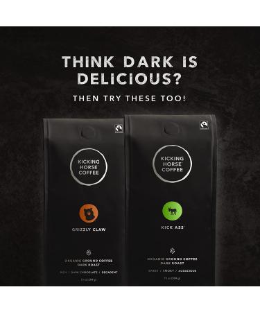 Buy Kicking Horse Coffee 454 Horse Power Dark Roast 10 oz - Organic, Fairtrade, Kosher - Buy Online on GoSupps.com
