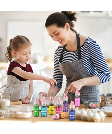 Food Coloring for Baking - 26 Vibrant Cake Food Coloring Liquid Set for Dessert Decorating  Food Grade Food Dye for Icing Fondant Cookies Easter Egg Making DIY Supplies Kit- 0.25 Fl. oz (6 ml)/Bottles - Buy Online on GoSupps.com