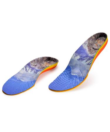 Climbing Insole Hiking Insoles for Men Women Breathable and Anti Fatigue Insoles Shock-Absorbing and Breathable Insert Insole Mens 10-10 1/2 | Womens 12-12 1/2 Mens 10 - 10 1/2 | Womens 12 - 12 1/2