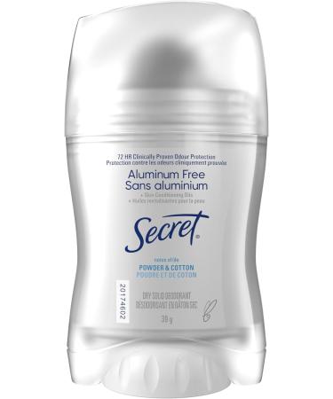 Secret Clinically Proven Aluminum Free Deodorant for Women Powder Cotton 39g Fresh 39 g (Pack of 1) - Buy Online on GoSupps.com
