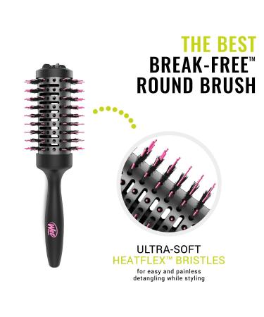 Wet Brush Custom Style Round Brush - Perfect Blow Out for All Hair Types - Less Pain, Effort & Breakage - 3-In-One Barrel- Black - 1 Count - Buy Online on GoSupps.com