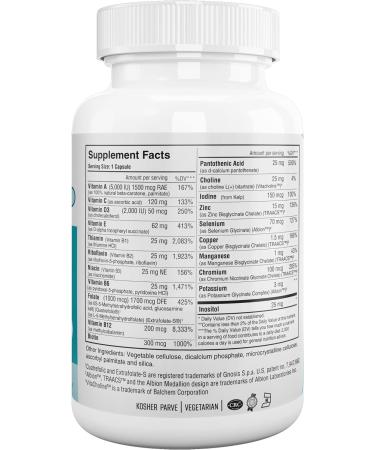 Nutri Supreme Ultimate Multivitamin for Men and Women | 20+ Vitamins & Minerals | Immune Support | Kosher & Vegetarian | 90-Day Supply - Buy Online on GoSupps.com