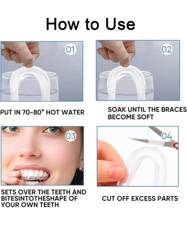 6PCS Dental Trays for Whitening Teeth Thermoplastic Teeth Whitening Mouth Trays Tooth Mouth Guard Whitening Teeth Trays with Case Mouth Guard Care Oral Hygiene Tooth Tool 6 Count (Pack of 1) - Buy Online on GoSupps.com