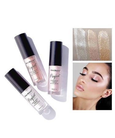 Liquid Highlighter Makeup - Glossy Bronzer for Face & Body | Luminizer Illuminator Concealer Foundation - 2.7ml - Buy Online on GoSupps.com