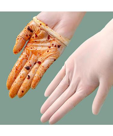 BAMFY Household Nitrile Disposable Gloves 30 Pairs Watertight Dishwashing Gloves Kitchen Cleaning Gloves for Dishes Clean Gardening Washing Up Gloves (Color : Pink Size : Small) - Buy Online on GoSupps.com