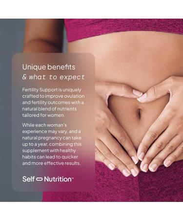 SELF NUTRITION Fertility Support for Women | Conception for Her Coenzyme Q10 Ashwagandha Myo-Inositol & More| Support Cycle Regularity & Ovulation| Vegan Non-GMO USA Made-60 Capsules - Buy Online on GoSupps.com