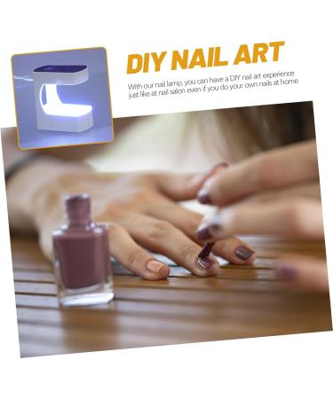 nail gel nail light gel light for nails manicure lamp for nail salon gel UV LED nail lamp UV lamp for nails gel nail lamp UV nail lamp nail UV lamp grill lamp white abs mini light - Buy Online on GoSupps.com