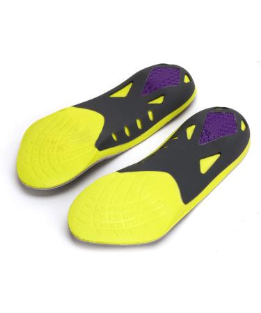AVIA 3/4 Length Plantar Fasciitis Insoles for Women (Size 6-10) | Memory Foam Heel Pain Relief & Arch Support | All-Day Comfort - Lime Green - Buy Online on GoSupps.com