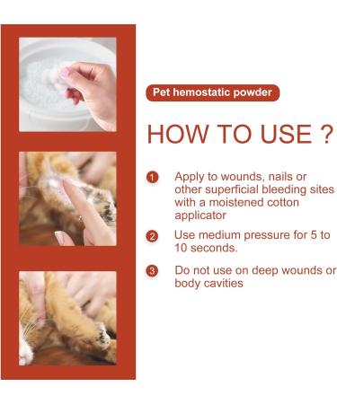 vsilay 50g Medicated Powder Treatment for Bleeding Styptic Powder for Dogs Cats Pet Dogs Cats Skin Care Styptic Powder - Buy Online on GoSupps.com