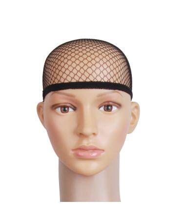 MapofBeauty 3-Piece Black Wig Caps - Elastic Hair Mesh Net - One Size - Buy Online on GoSupps.com