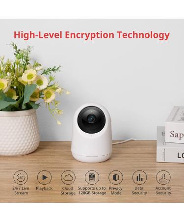 SwitchBot 360-Degree 1080P Pan Tilt Smart WiFi Pet Camera with Night Vision - Works with Alexa & Google Assistant - Buy Online on GoSupps.com