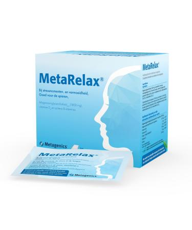 MetaRelax Magnesium and Vitamin Complex - Food Supplement - Moment of Stress, Fatigue and Muscle Tension - 20 Sachets - Citrus Flavor - 20 Day Cure