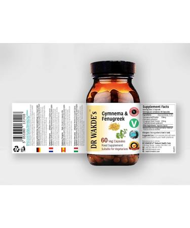 Gymnema & Fenugreek Capsules - Natural Blood Sugar Support - Buy Online on GoSupps.com