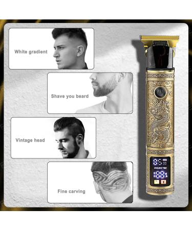 5DR DRACLISS Cordless Hair Clippers for Men & Women - Zero Gapped T-Blade Trimmer with LCD Display - Perfect for Beard & Hair Edging - Buy Online on GoSupps.com