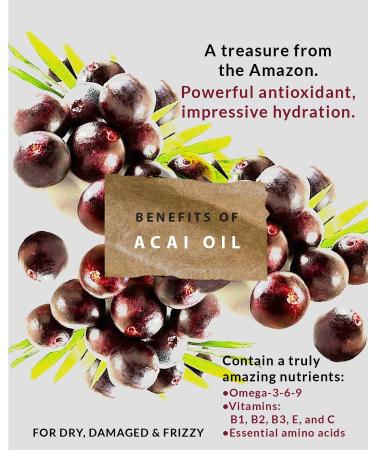 Amazon Smoothliss Acai Oil Hair Care Set - Shampoo Conditioner & Mask for Softness Frizz Reduction and Intense Nutrition - Buy Online on GoSupps.com