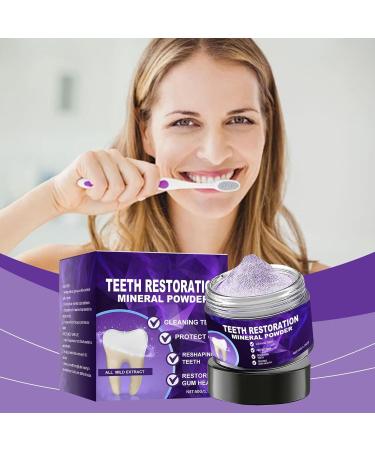 Powder Toothpaste Oral Hygiene Powder50 Gram Toothpaste Instant Restorative Tooth PowderFor Morning Hygiene Bathroom Care Home Travel Routine Daily Women Men Children - Buy Online on GoSupps.com
