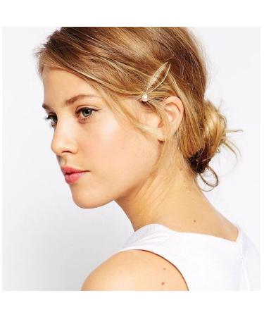 Aneneicera Vintage Pearl Hair Clip Set - Boho Gold Barrettes & Bobby Pins for Women & Girls | Retro Wedding Hair Jewelry - Buy Online on GoSupps.com