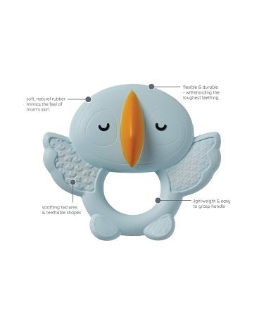 Infantino Squeeze & Teethe Textured Pal Puffin - Soft  Easy to Hold  Made from All-Natural Rubber - Buy Online on GoSupps.com