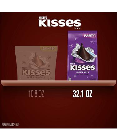 Hershey's Kisses Special Dark Chocolate Candy - 32.1 oz Bulk Party Pack - Buy Online on GoSupps.com