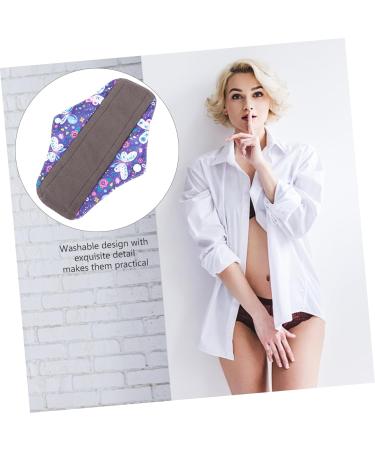 6pc Reusable Bamboo Panty Liners Set | Maternity & Incontinence Pads | Washable Cloth Charcoal Napkins for Women & Girls - Buy Online on GoSupps.com