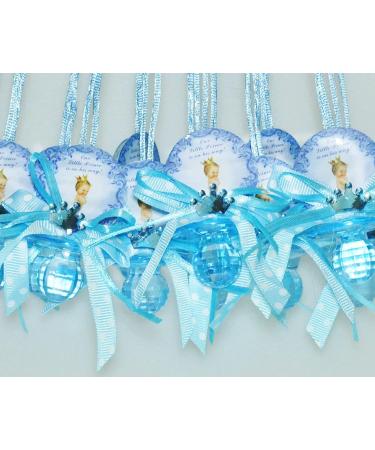 Pacifier Crown Necklace Baby Shower Favor Game Prize Boy/Girl Decoration (Blue) - Set of 12 - Buy Online on GoSupps.com