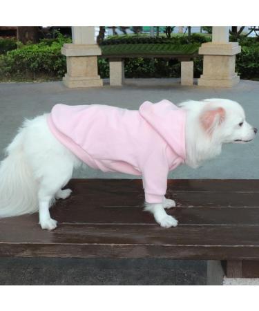 Hualisiji Hooded Dog Sweater - Cozy & Lightweight Chihuahua Hoodie - XL Pink & Purple - Stylish Puppy Clothing - Ships Internationally - Buy Online on GoSupps.com