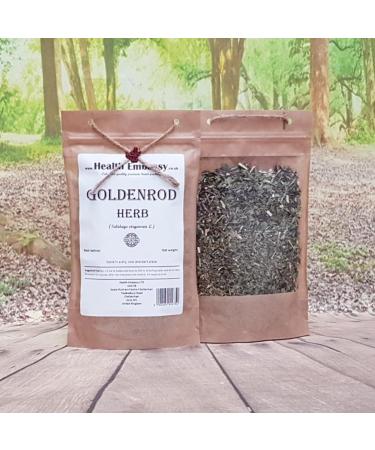 Health Embassy Herbe de Solidage Verge d'Or Tisane | Solidago Virgaurea L | Goldenrod Herb (100g) - Buy Online on GoSupps.com