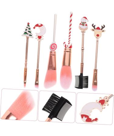 Beavorty 7 santa suits professional makeup Cosmetic makeup makeup accessories cosmetic tools setting powder brush christmas cosmetic brush elder concealer brush major - Buy Online on GoSupps.com