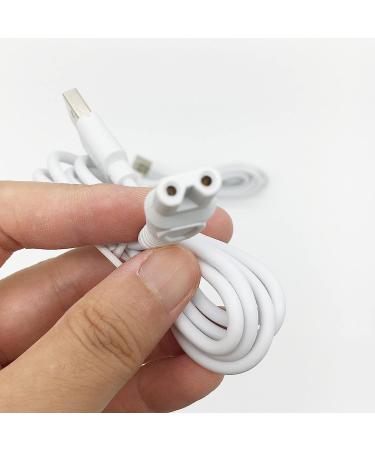 Finishing Touch Flawless Legs Charger Cord Replacement - 5V USB Power Cord (2-Pack, White) - Buy Online on GoSupps.com