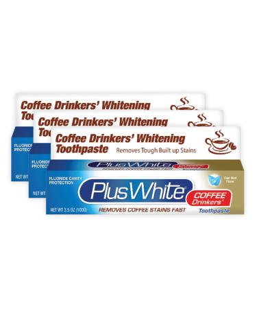 Plus White Coffee Drinkers' Whitening Toothpaste Cool Mint Flavor 3.5 oz (100 g)
