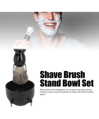 Hair Beard Brush Stand Bowl Set - Metal Holder for Shaving Brush | Dustproof & Clean Storage | Ideal for Home & Hotel Use - Buy Online on GoSupps.com