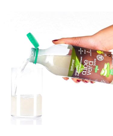 Naturae Healthy Aloe Vera Juice with Pulp Organic & Cold-Processed Supports Stomach Acidity Regulation and Overall Digestive Wellness - 33.8 fl oz 1 Unit - Buy Online on GoSupps.com
